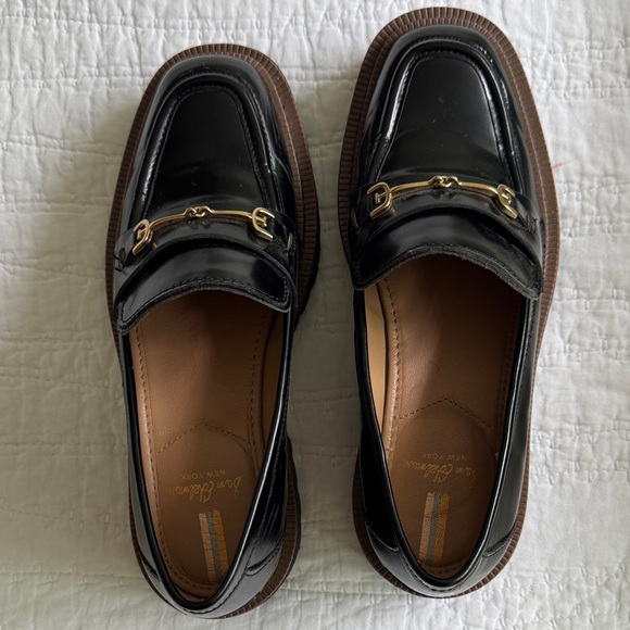 Sam Edelman Black Patent Leather Loafers - Picture 1 of 4